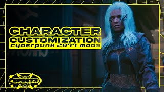 CYBERPUNK 2077 PC MODS Character Customization [upl. by Ayna]