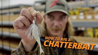 Seth Feider  How to Rig a Chatterbait [upl. by Austreng]