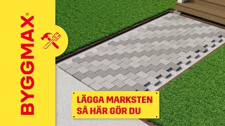 Lägga marksten så här gör du [upl. by Cleon877]