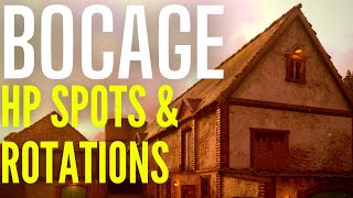 BOCAGE HARDPOINT BEST SPOTS amp ROTATIONS COD Vanguard Tips [upl. by Lled]