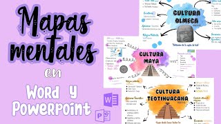 Mapas mentales en Word y Powerpoint Mireya GH [upl. by Kwok]