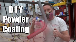 DIY Powder Coating  How to  Eastwood Co Kit Try Out [upl. by Trebor]