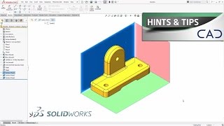 Change View Orientations In SolidWorks [upl. by Burnley8]