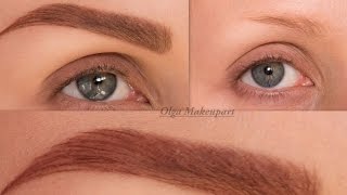 PERFECT EYEBROW TUTORIALle sopracciglia perfette tecnica pelo a pelo [upl. by Adnyl]