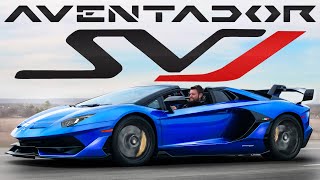 800000 INSANITY Lamborghini Aventador SVJ Roadster Review [upl. by Ainelec]