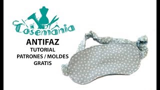 ANTIFAZ  Patrones o moldes gratis [upl. by Loy]