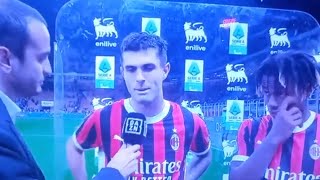 Christian Pulisic speaking perfect Italian [upl. by Manning765]