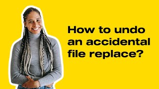 How to undo an accidental file replace in ExcelWordpowerpoint [upl. by Airdnek]