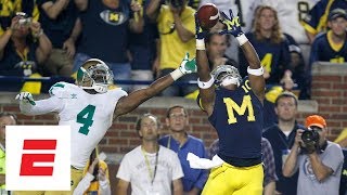 Highlights Flashback to Notre DameMichigan classic at night in the Big House  ESPN [upl. by Naesal951]