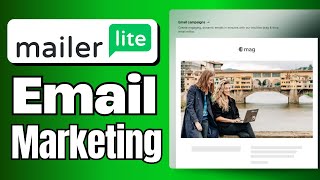 Mailerlite Email Marketing Tutorial Full Guide [upl. by Combes]