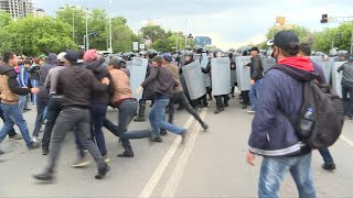 Police detain hundreds at Kazakh election protests  AFP [upl. by Renate]