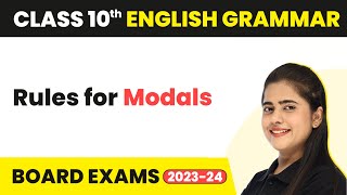 Rules for Modals  ActivePassive Voice  Class 10 English Grammar 202223 [upl. by Nylasej851]