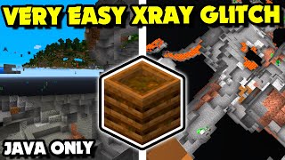 VERY EASY Xray Glitch in Minecraft 116 Java  Composter Xray Glitch Minecraft Tutorial [upl. by Akeenat]