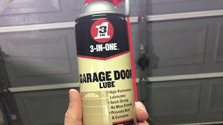 How To Lubricate A Garage Door [upl. by Dlarrej]