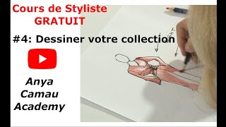 Cours gratuit de styliste de mode par Anya Camau Academy niveau 1 le dessin [upl. by Vani]