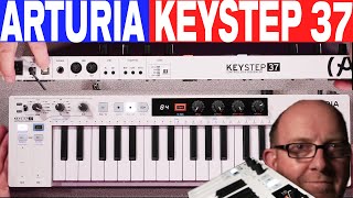 Arturia Keystep 37 Controller  SonicLAB Review [upl. by Abeu185]