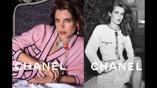 Charlotte Casiraghi who fulfilled the last wish of Chanel Galeries Lafayette [upl. by Rora]