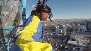 My Vegas Stratosphere Sky Jump Experience Brave [upl. by Sharyl]