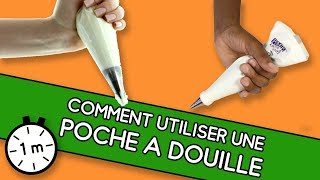 Comment utiliser une poche à douille  Astuce YouCook [upl. by Steinke]