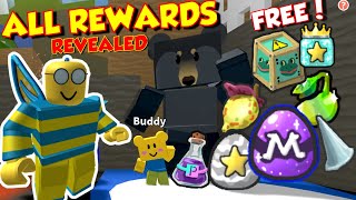 EVERY NEW BLACK BEAR QUEST REWARD  FREE MYTHIC BEE EGG BEE SWARM SIMULATOR [upl. by Atalayah329]