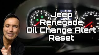 How To Reset The Oil Change Alert Jeep Renegade [upl. by Drandell]