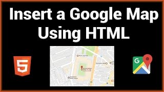 Insert a Google Map to Your Website [upl. by Lennox]