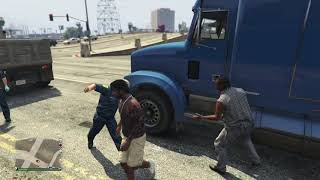 GTA 5 FUNNY MOMMENT NPC FIGHT [upl. by Centonze]