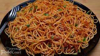 Spicy amp Tasty Noodles without Sauce and Vegetables Noodles Recipe [upl. by Aharon76]