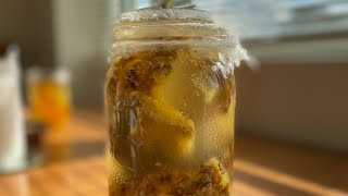 HOW TO MAKE TEPACHE Fermented pineapple drink [upl. by Rosetta]