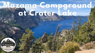 Mazama Campground Review  Crater Lake National Park  RV Homeschool [upl. by Kandy]