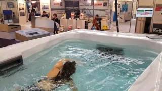 Wellis swim spas professional swimming [upl. by Airdnax]