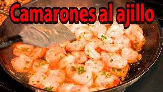 Camarones al Ajillo Garlic Shrimp estilo cubano [upl. by Nodnarg]