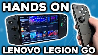 Handson Lenovo Legion Go  New Handheld Gaming PC [upl. by Agnizn]