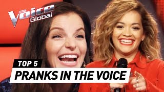 Superstars PRANK The Voice coaches with unexpected Audition [upl. by Leahcir]