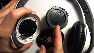 How To Take Apart Beats Studio HD Over The Ear Headphones  Repair Speaker Earpads Etc [upl. by Nosyrb]