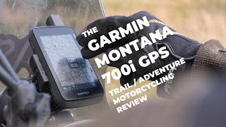 The Garmin Montana 700i review for trail dualsport and adventure motorcycling [upl. by Bently]