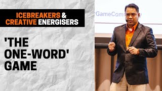 Icebreakers and Creative Energisers How to Play One Word game [upl. by Onez]