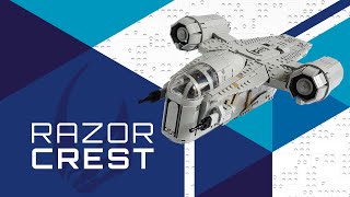 The Razor Crest  Lego Star Wars MOC [upl. by Eskil]