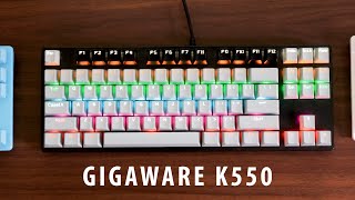 K550 TKL MECHANICAL KEYBOARD REVIEW  4K [upl. by Annahsal]