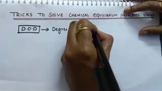 Tricks to Solve Equilibrium Questions easily [upl. by Akienaj]