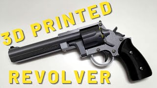 3D Printed Revolver  Single Action Prop Gun [upl. by Oly]