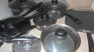 Unboxing Tramontina 18 Pc Enamel Nonstick Cookware Set Review  Must Watch [upl. by Martz]