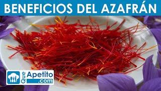 8 Propiedades y Beneficios del Azafrán  QueApetito [upl. by Cassella]