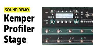 Kemper Profiler Stage  Sound Demo no talking [upl. by Fredi]