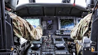 Black Hawk Helicopter Cockpit Video • UH60M [upl. by Refennej990]