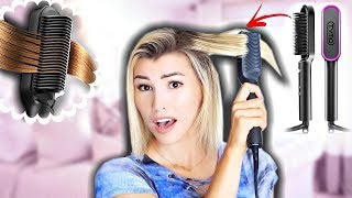 TESTING TYMO HAIR STRAIGHTENING COMB😱shook [upl. by Merwyn614]