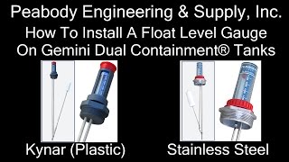 How To Install Level Gauge Manual Float Type [upl. by Crawford]