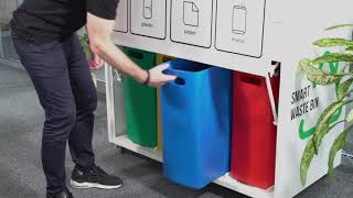 Bine  the smartest waste bin worldwide [upl. by Aciamaj]