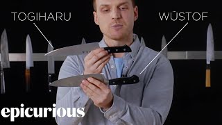 Knifemaker Explains The Difference Between Chefs Knives  Epicurious [upl. by Nirre]