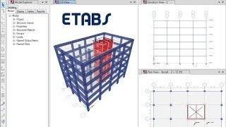 ETABS  03 Introductory Tutorial Concrete Watch amp Learn [upl. by Rafe]